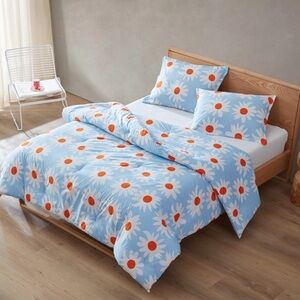 Marimekko Rakastaa King Sized Duvet Cover & Sham Set NEW